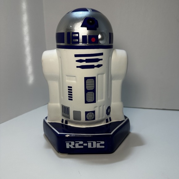 FAB Starpoint Star Wars R2D2 Ceramic Bank on a Pedestal - Picture 1 of 9